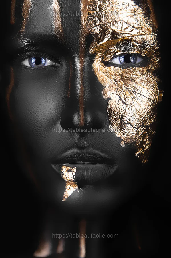 Duo rigide black & gold — salon prestige
